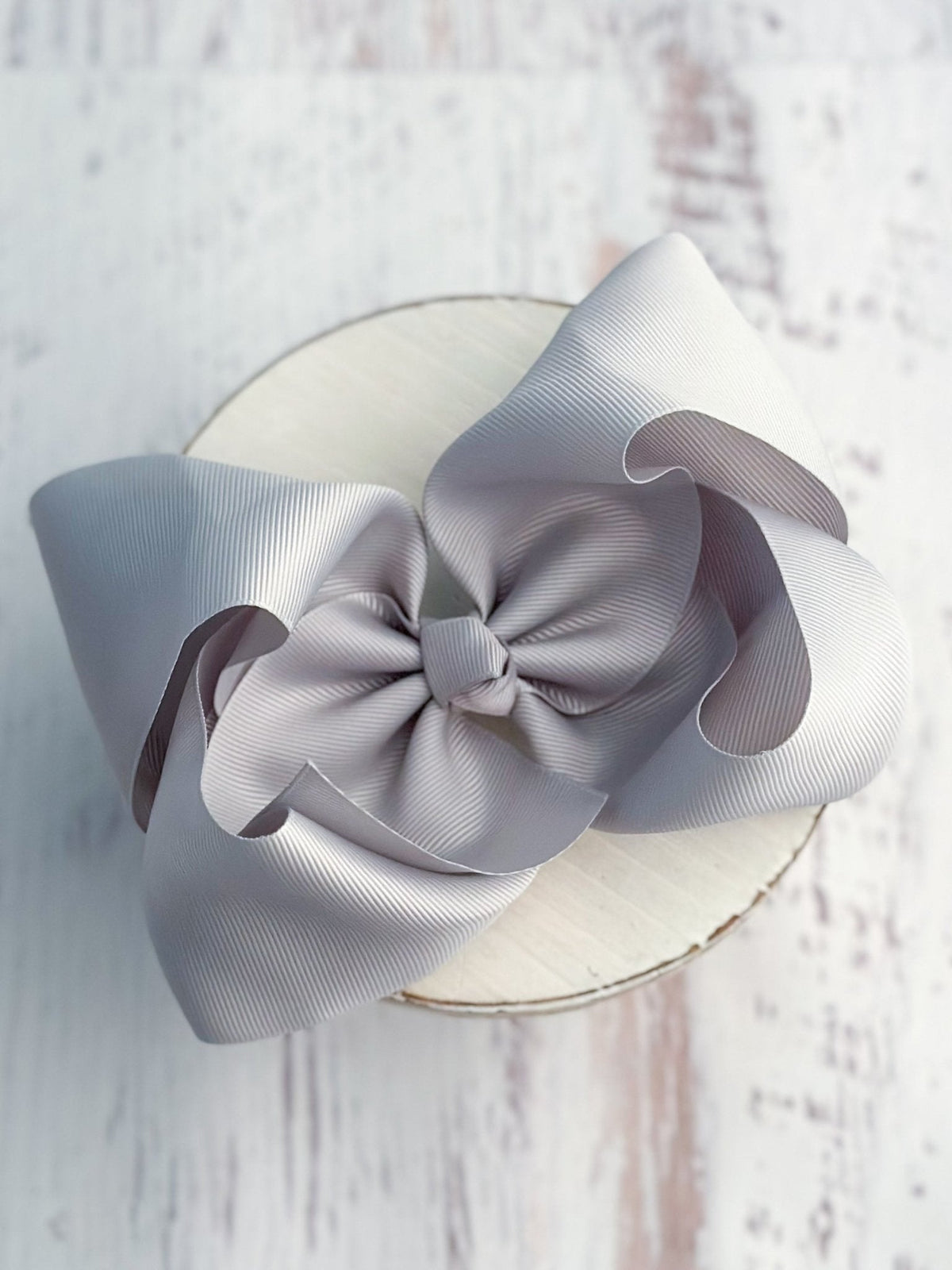 Texas Size Grosgrain Hair Bow - Alligator Clip - 6.5" - 36 colors