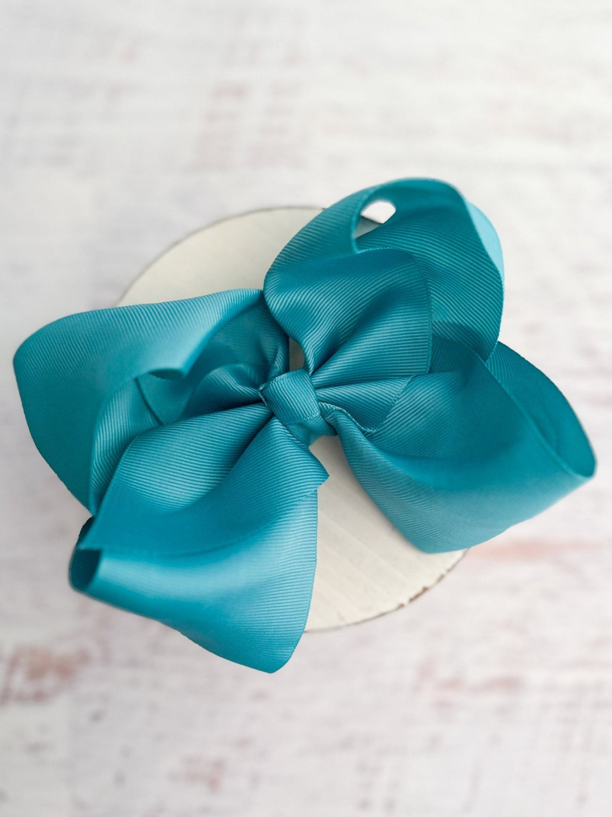 Texas Size Grosgrain Hair Bow - Alligator Clip - 6.5" - 36 colors