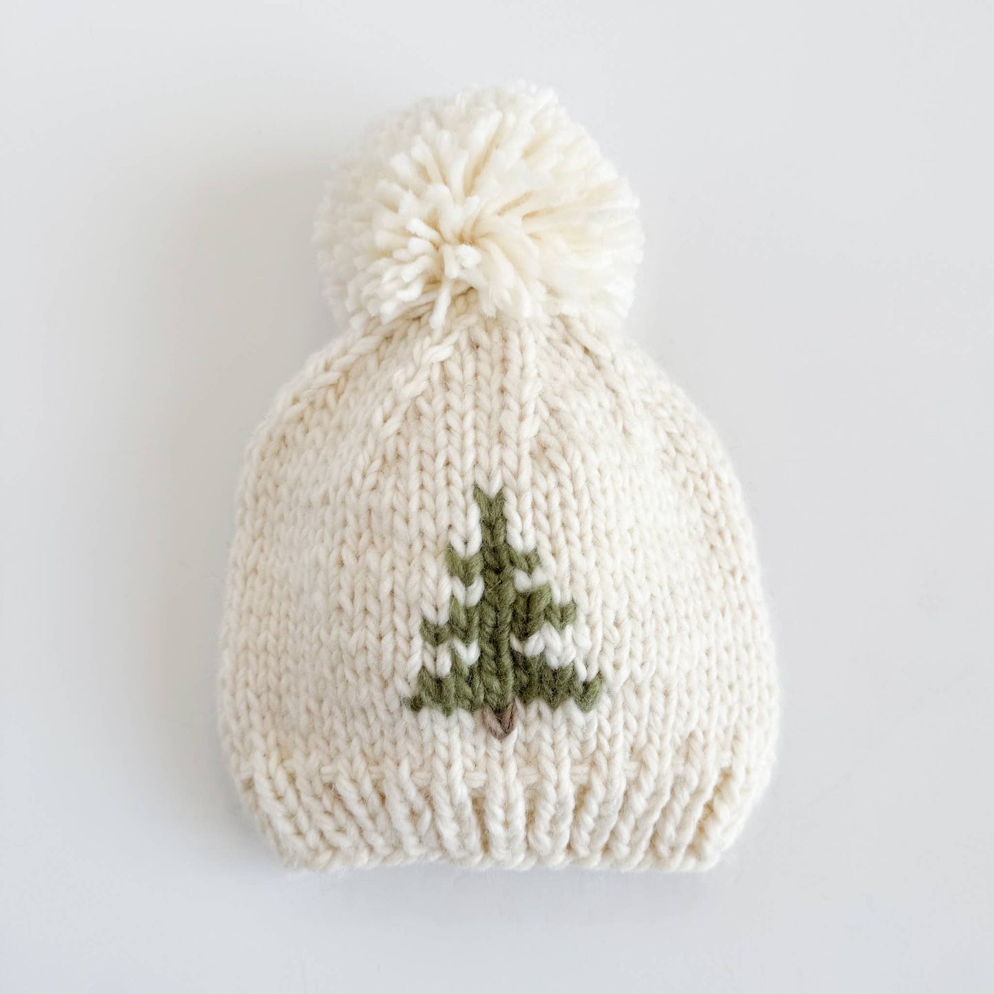 Tree Hat Cream Baby Kid Knit Beanie Fall Winter