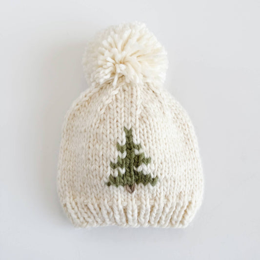 Tree Hat Cream Baby Kid Knit Beanie Fall Winter
