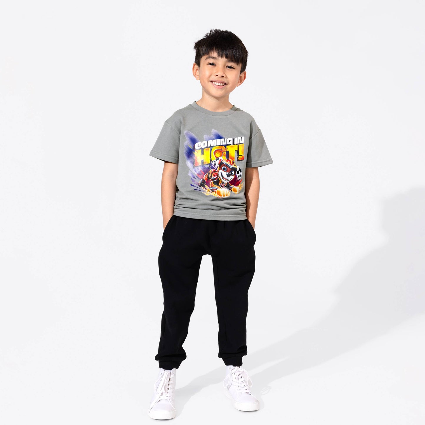 PAW Patrol Mighty Movie Marshall Stormy Grey Bamboo Kids