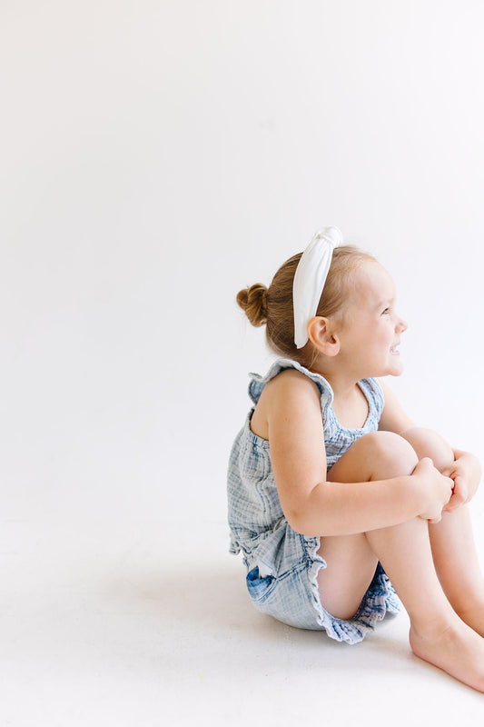 Pink Solid Knotted Headband