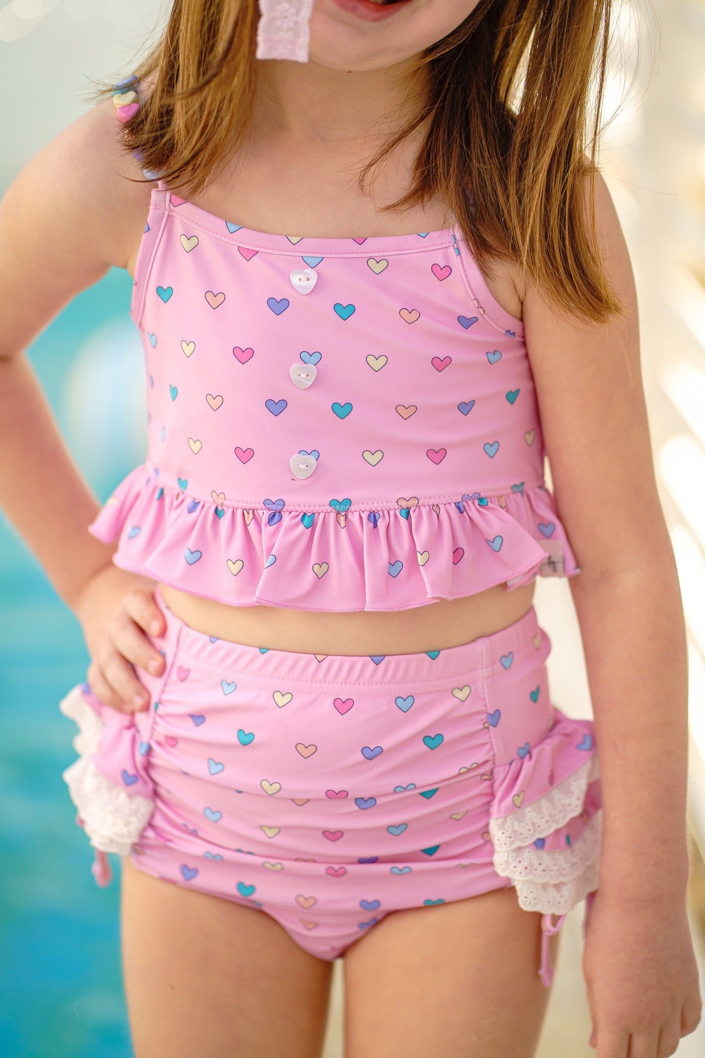 Beaded Candyland High Waisted Bikini