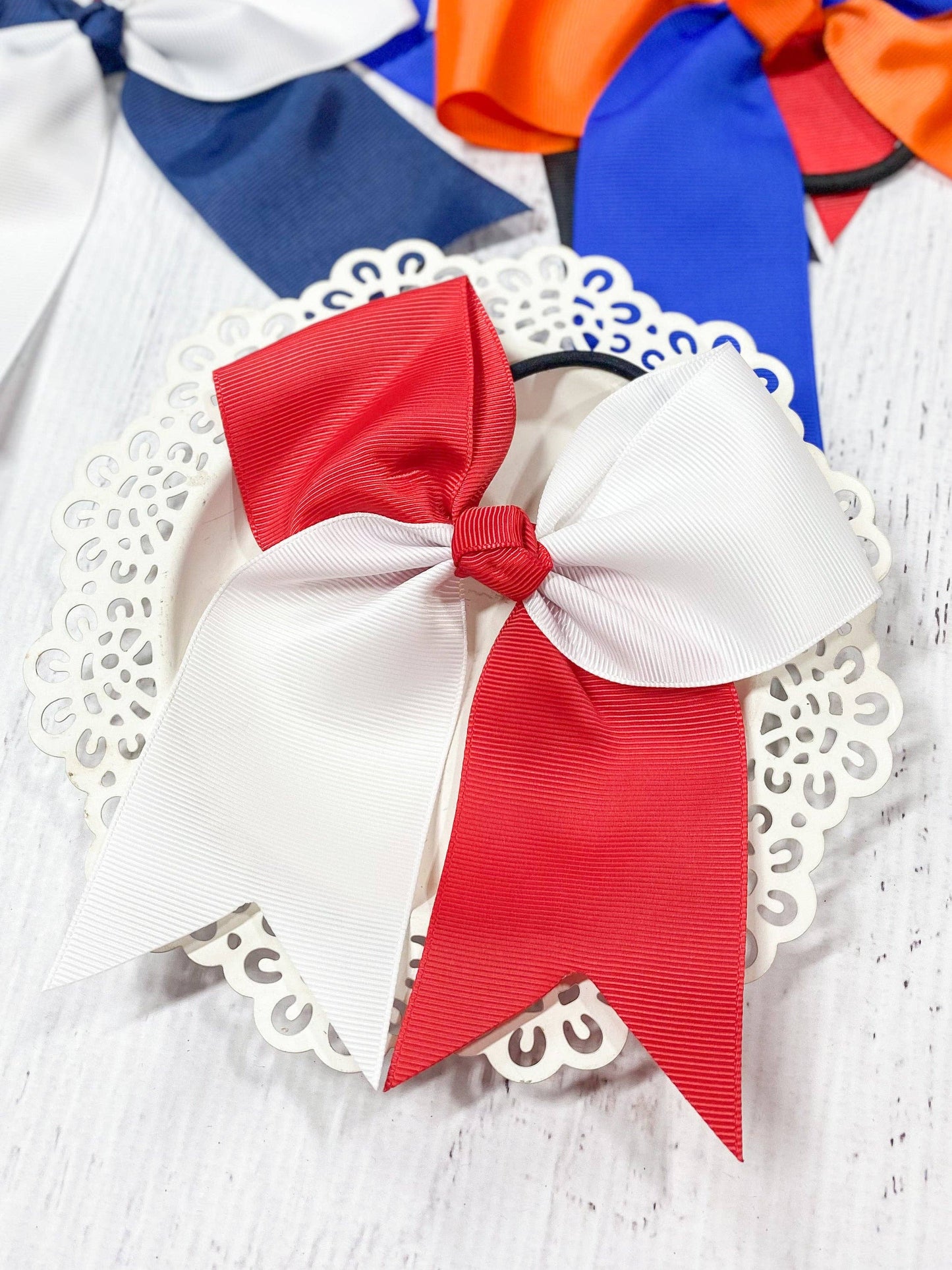 School Spirit Cheer Bows: Game Day