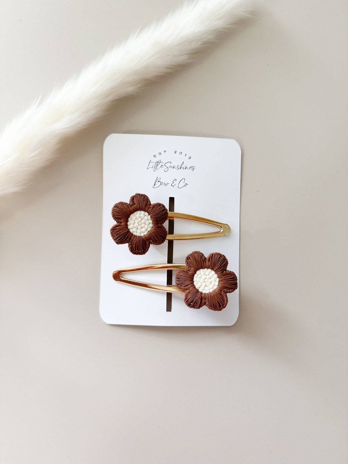 Flower Hair Clips & Nylon Headbands