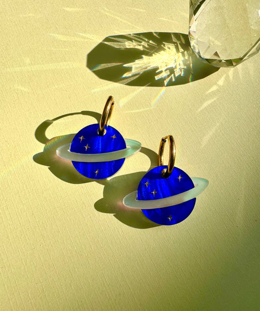 Planet Picasso Acrylic Earrings