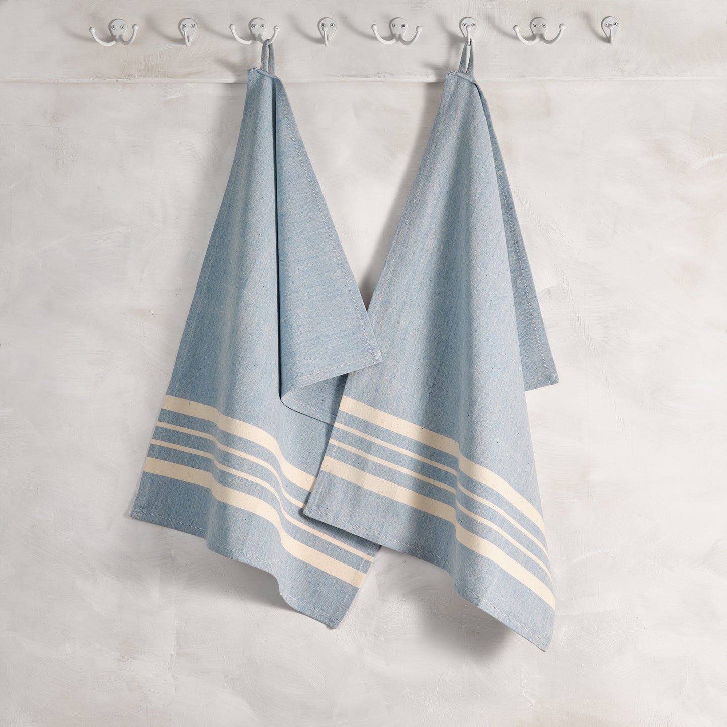 HORIZON - Set of 2. Handwoven Kitchen Towels - Cotton - Fair Trade - Artisan Made
