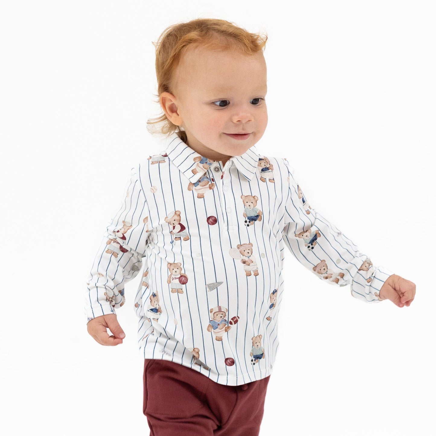 Mixed Sports Bears - Polo Long Sleeve Shirt