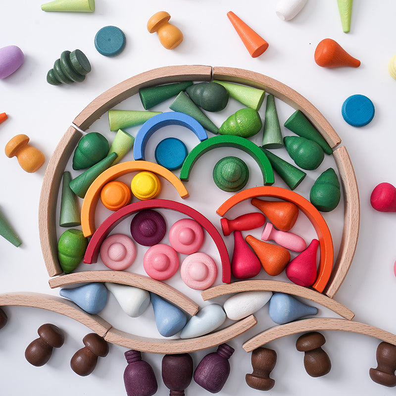 252-Piece Mandala Loose Parts Set