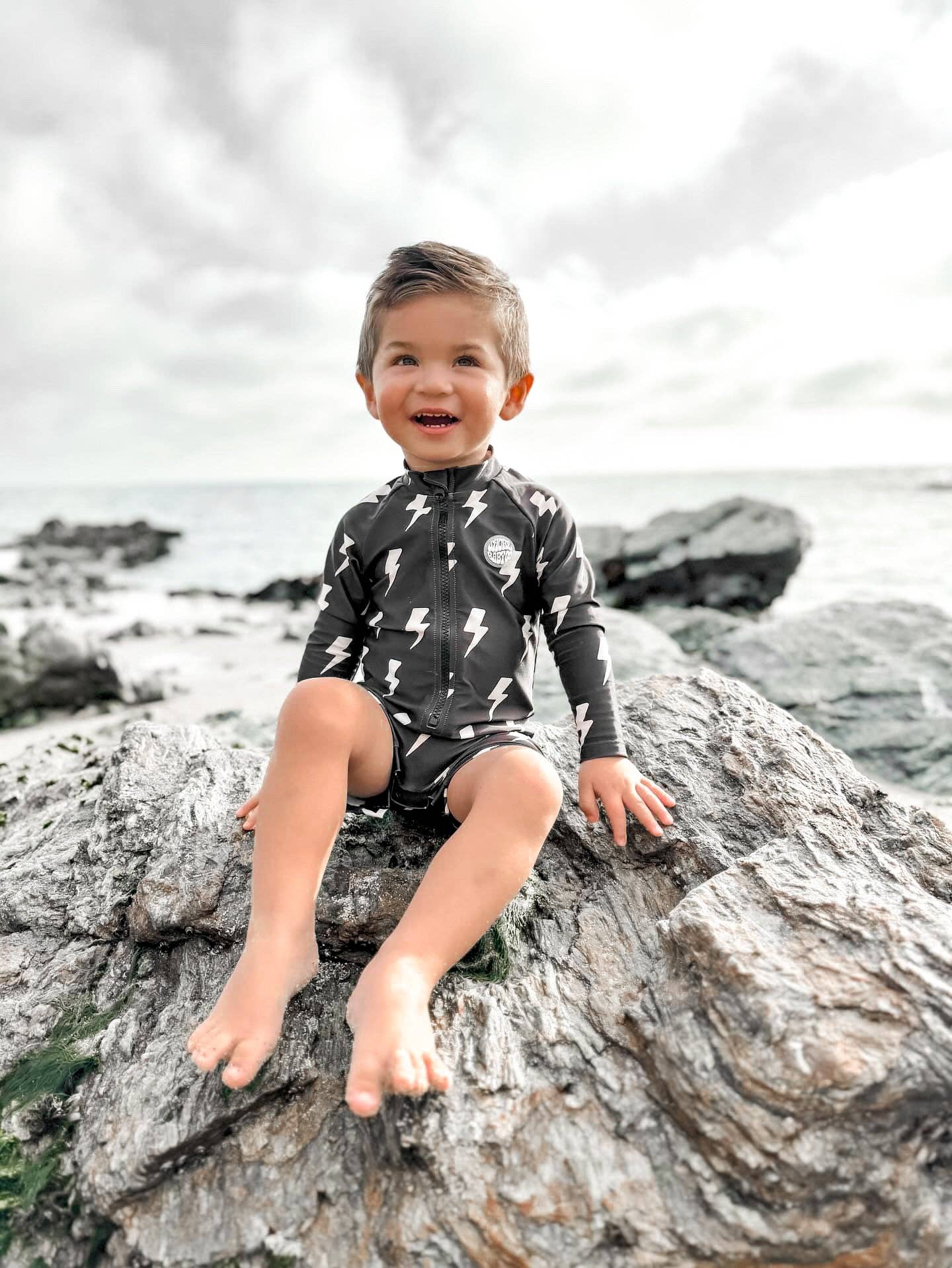UPF50+ Swim Romper in Jagger