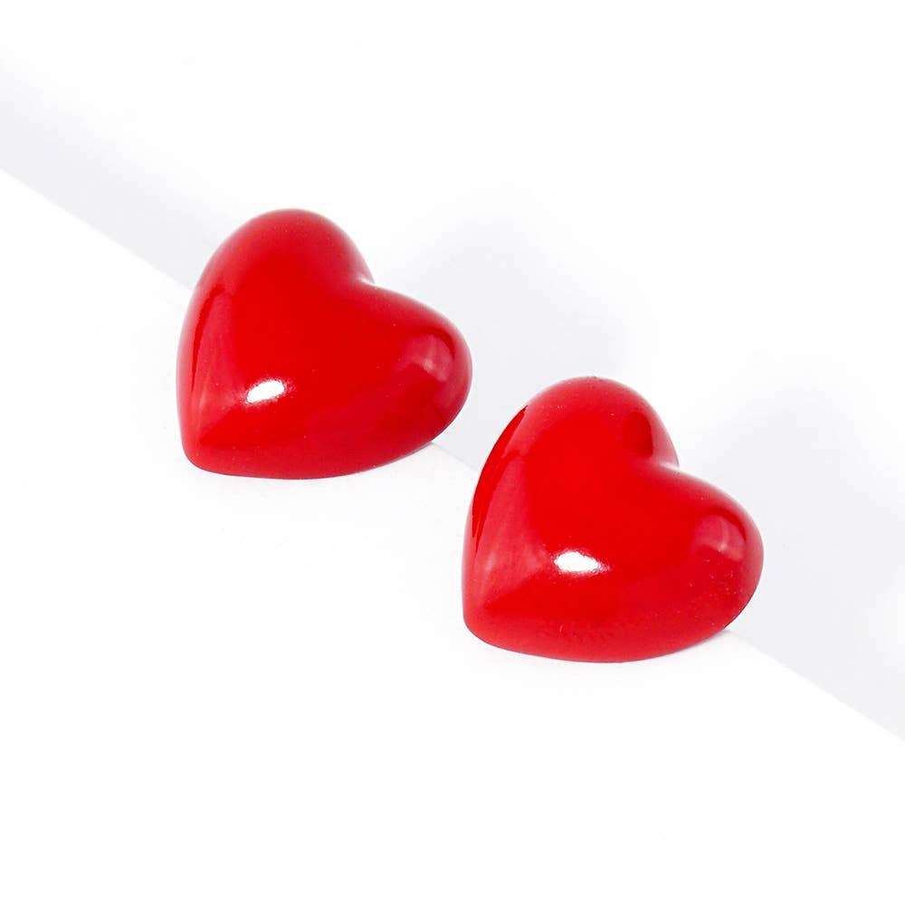 Chic Heart Stud Earrings