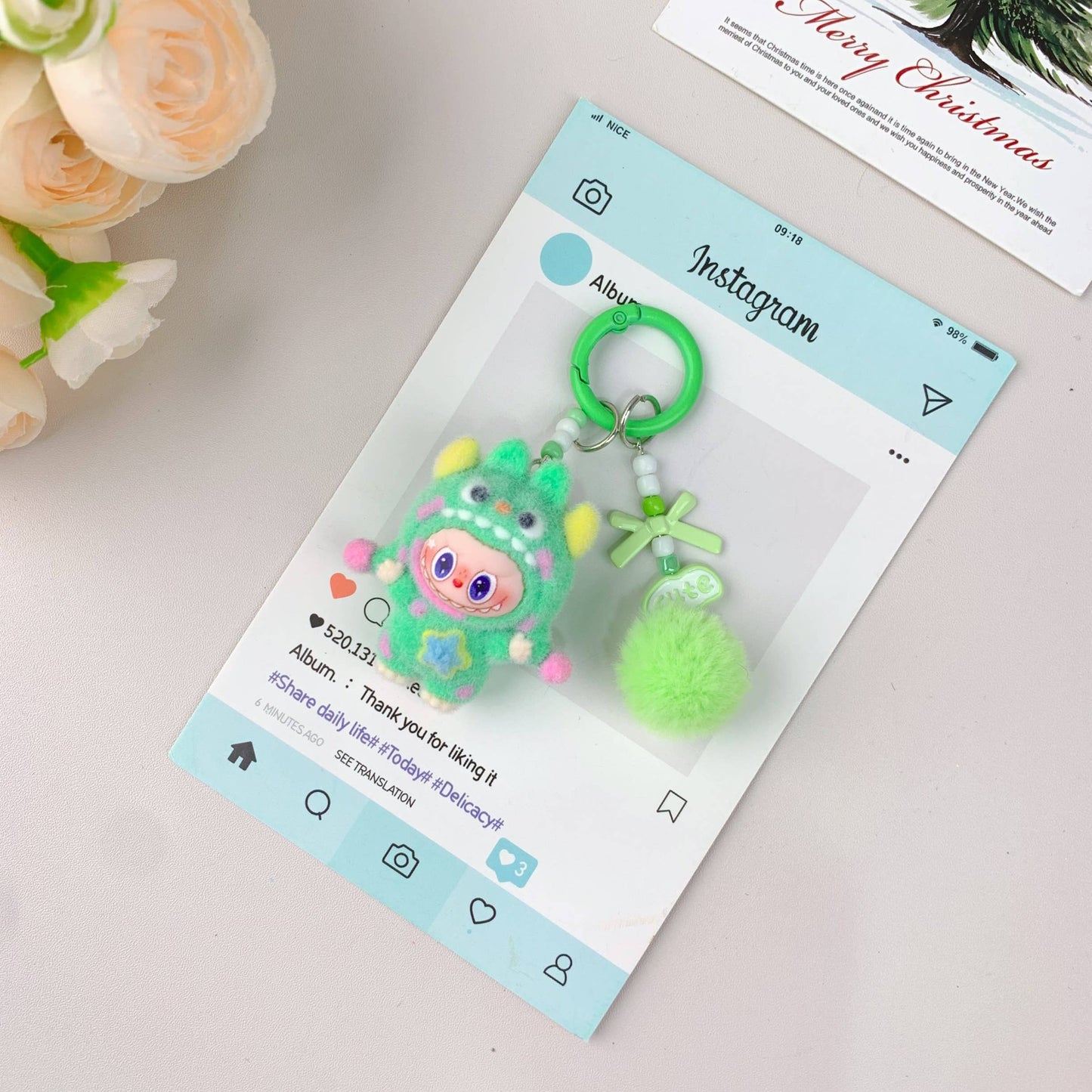 Labu Hot-Selling Cute Monster Keychain , holiday gifts