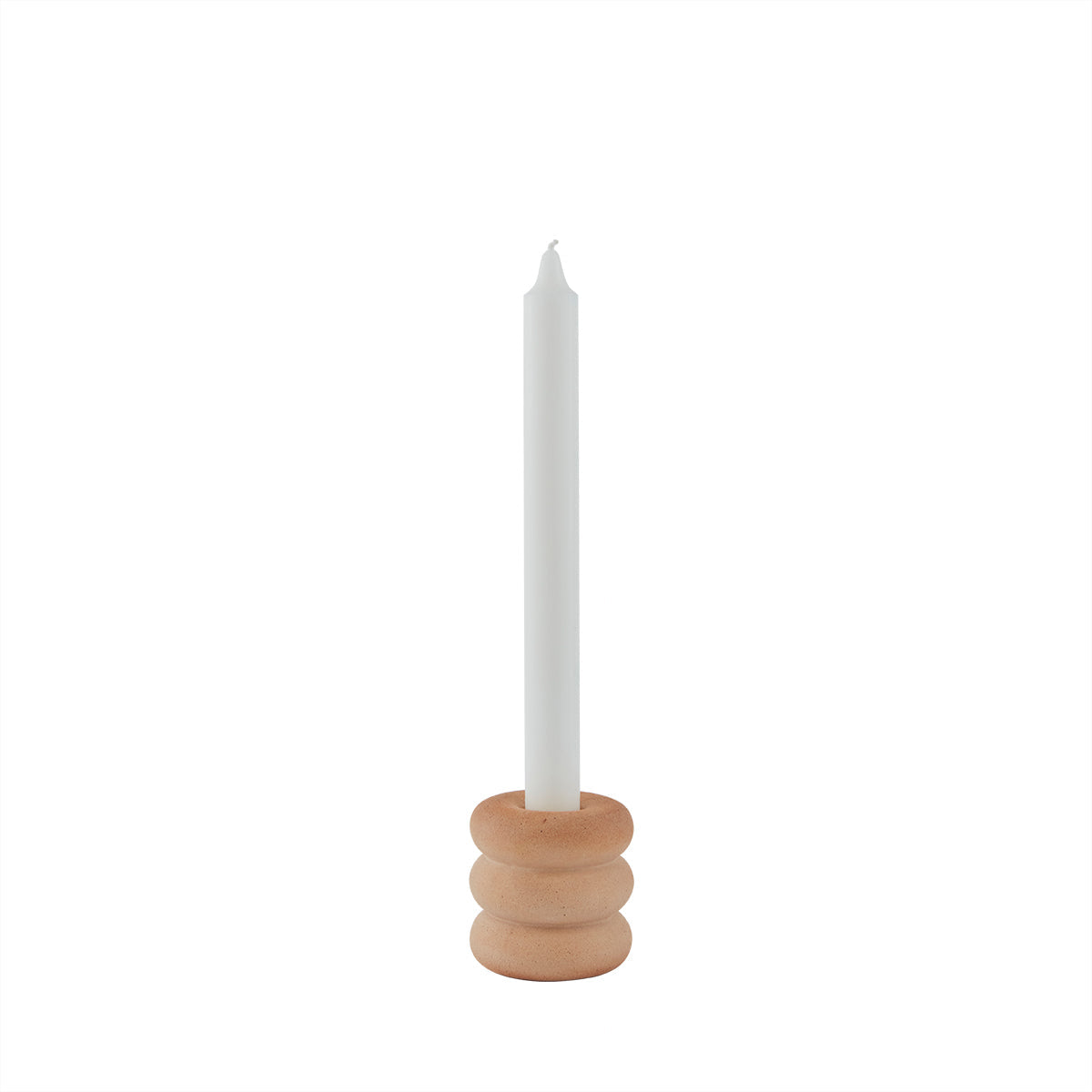 Savi Ceramic Candleholder Beige - High
