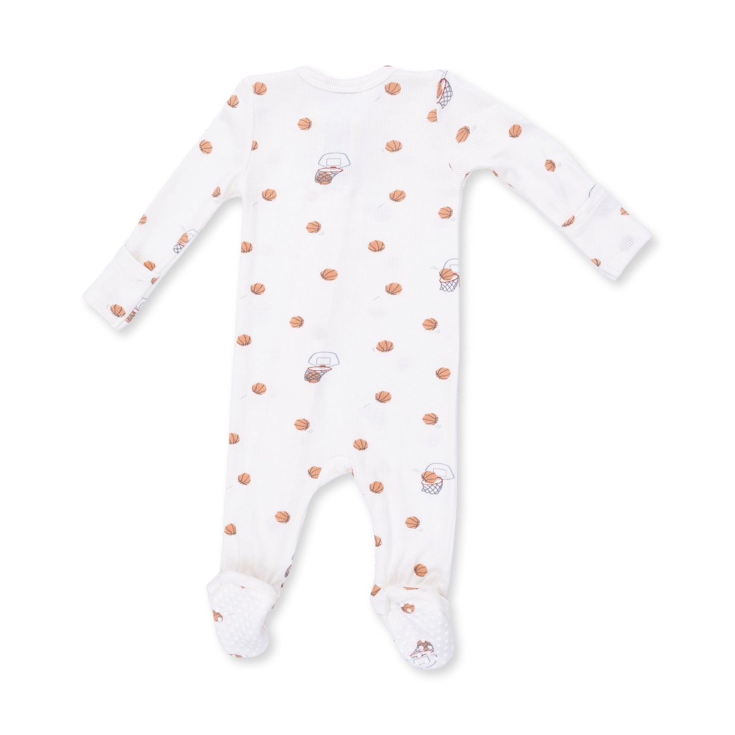 Mini Basketballs - 2 Way Zipper Footie