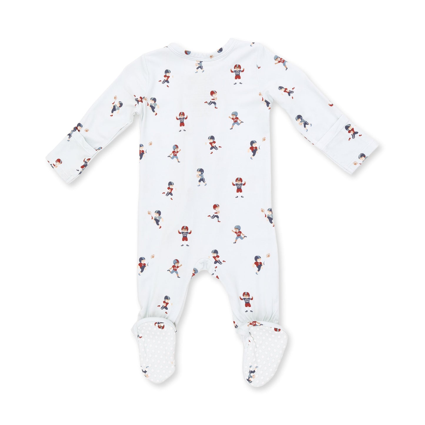 Tiny Footballers - 2 Way Zipper Footie