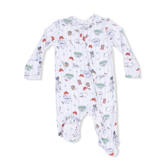 Home Run Baseball - 2 Way Zipper Footie