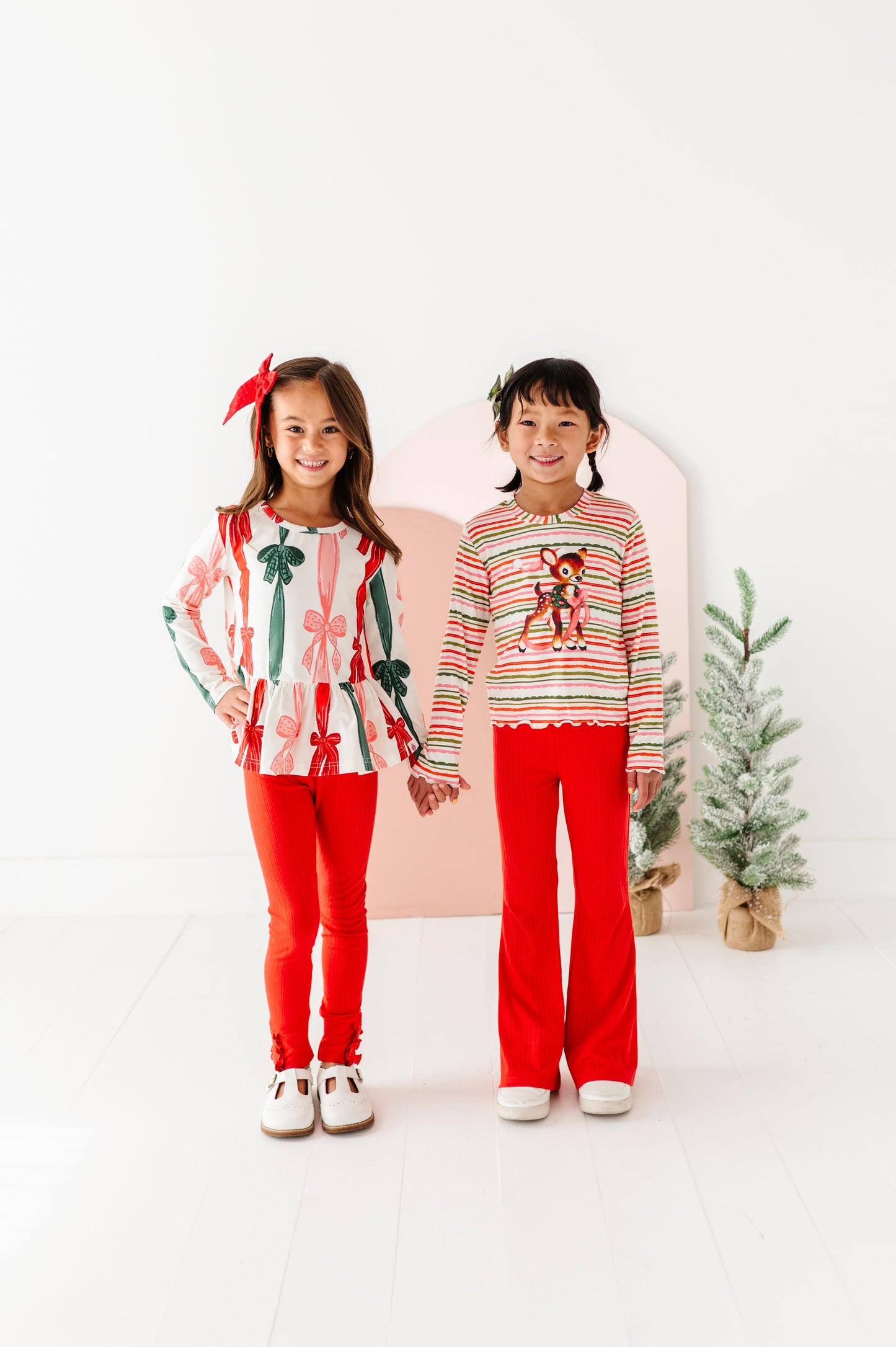 Vintage Reindeer | Bamboo Long Sleeve Shirt