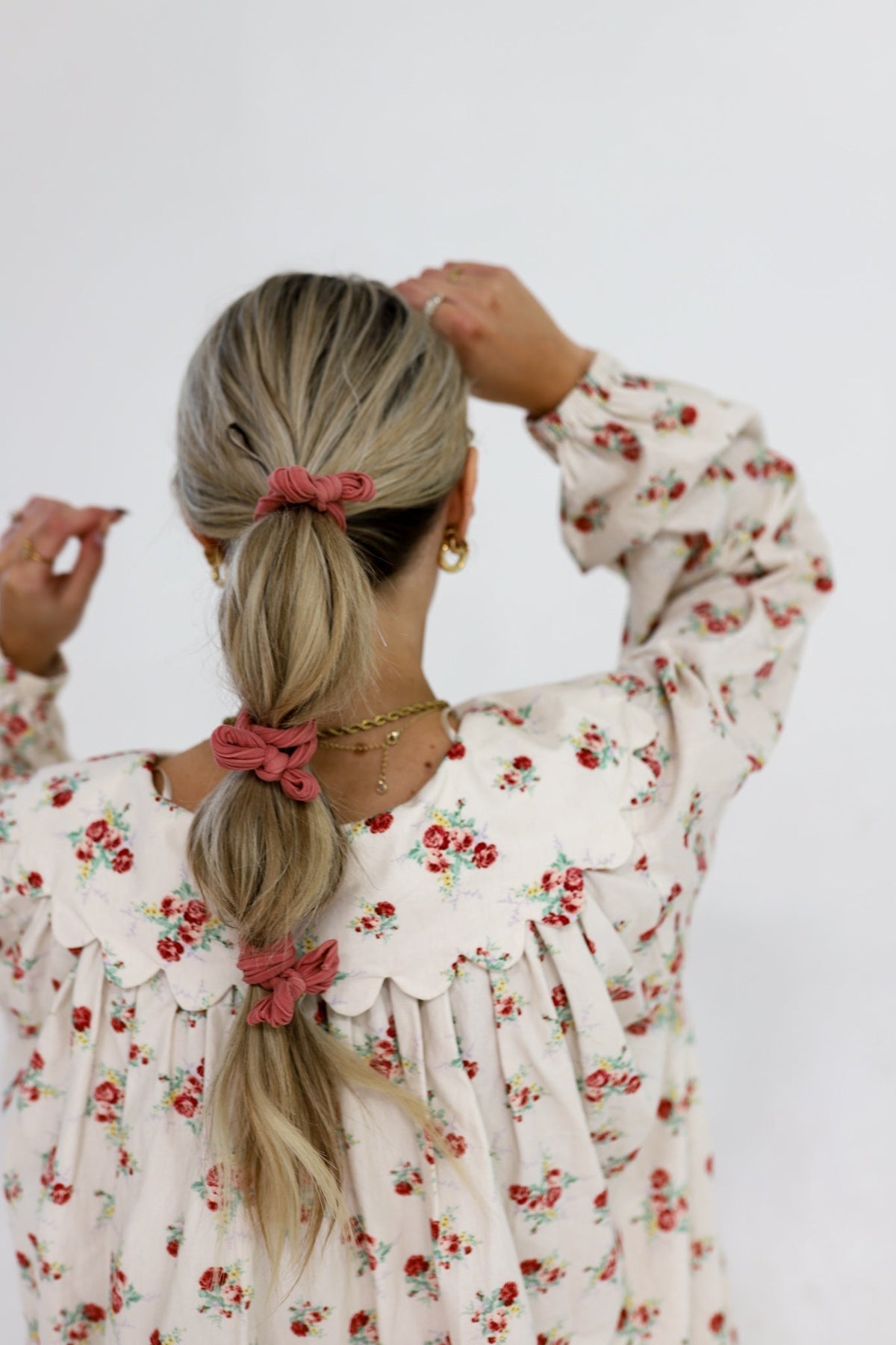 BOW SLICK BACK PONYTAILS (PACK OF 3)