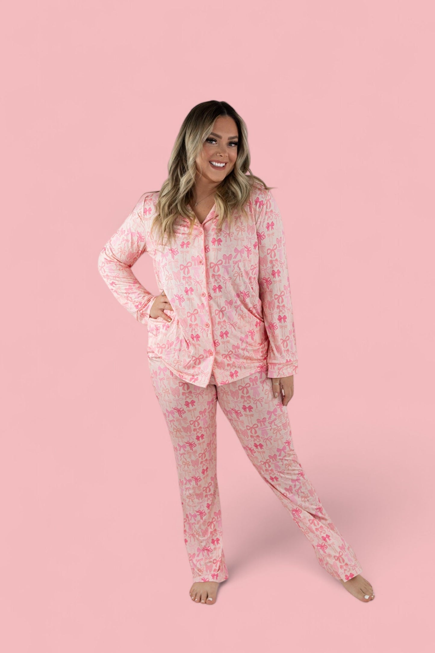 BLISSFUL BOWS WOMEN’S RELAXED FLARE DREAM SET