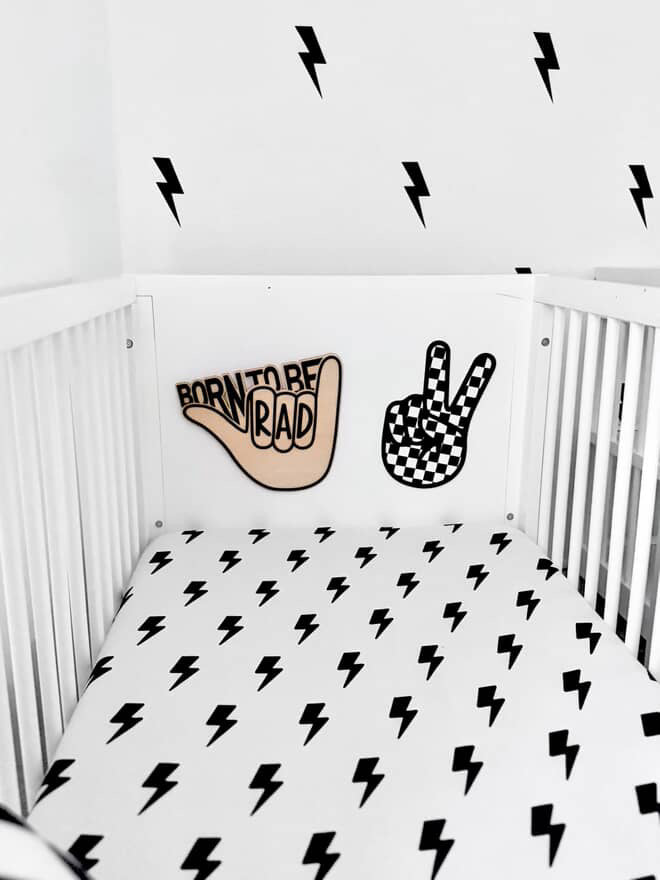 Born to be rad | wall sign