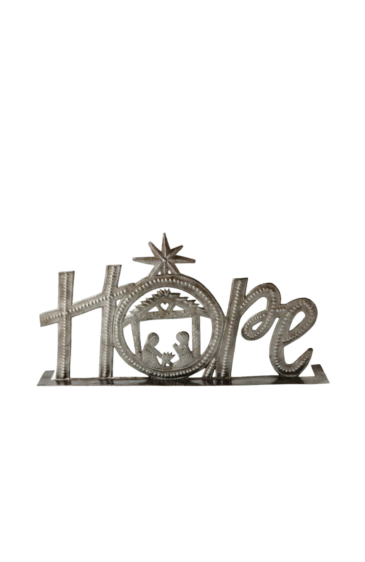 Hope Standing Metal Art