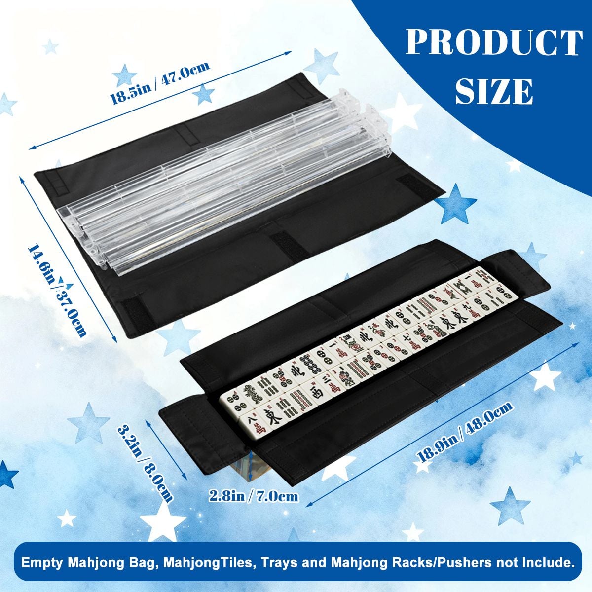 Charleston South Carolina Rainbow Row Mahjong Bag Bundle Set