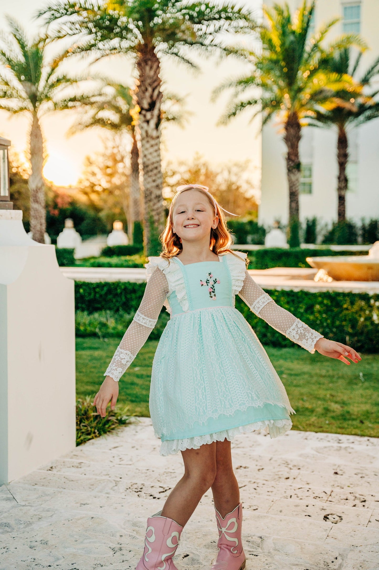 Vintage Cross Dress or Tunic Set ~ Mint