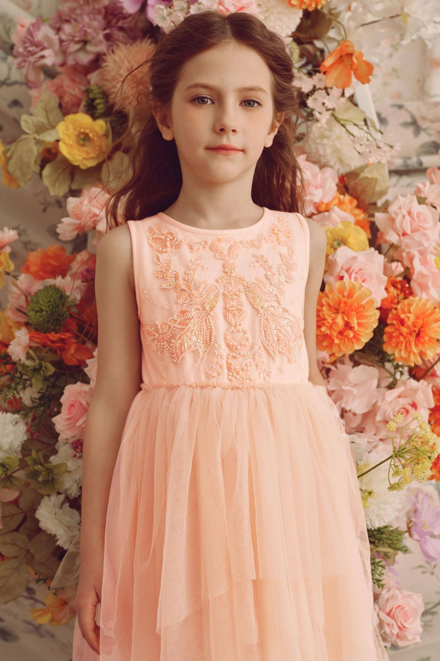 Whimsical Layered Tulle Toddler Dress