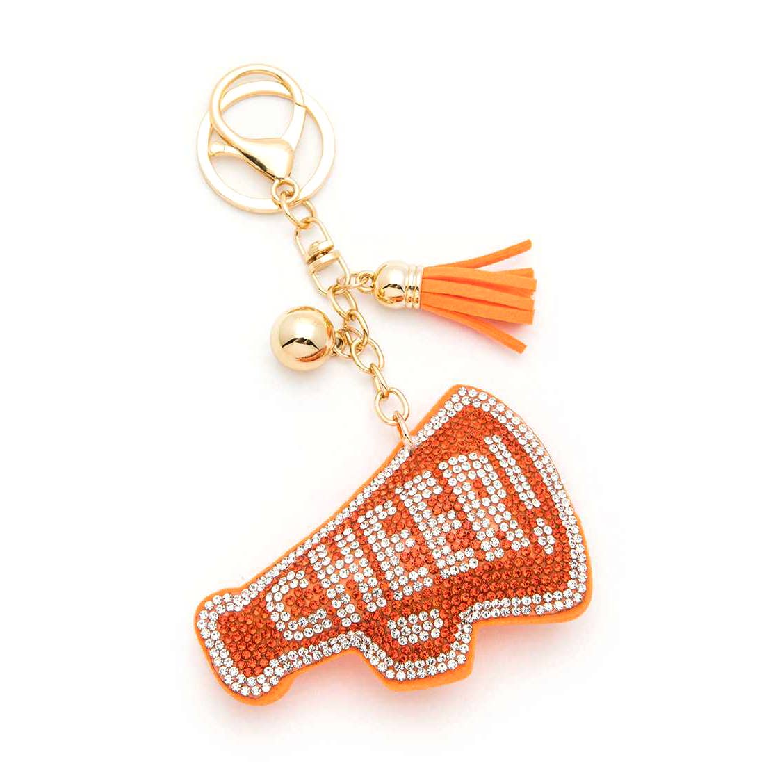 CHEER Sign Crystal Iconic Key Chain