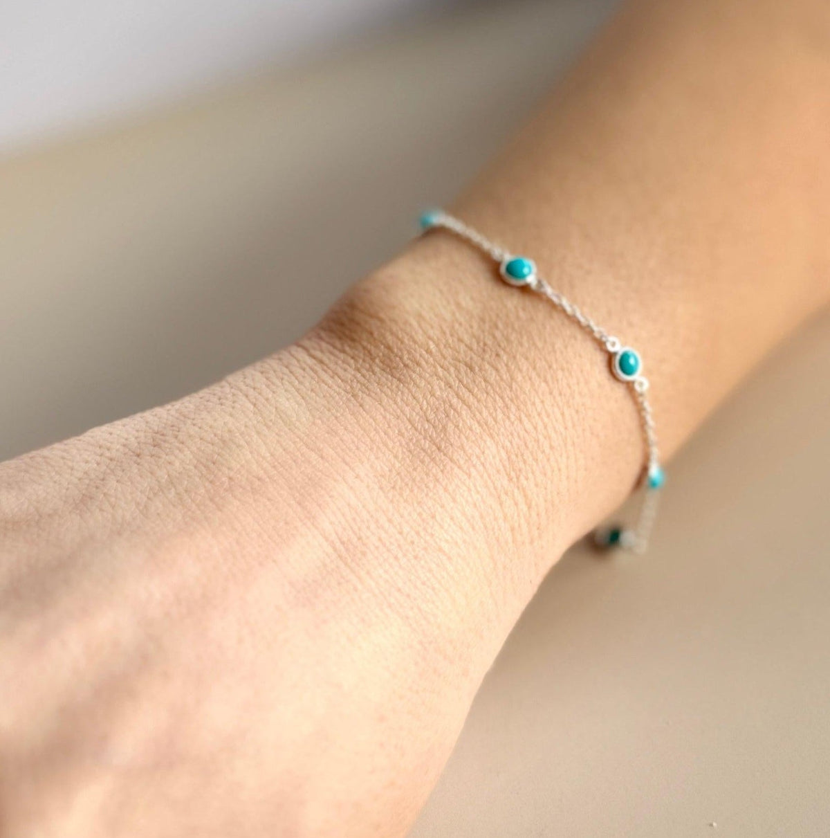 December Birthstone Turquoise Bracelet