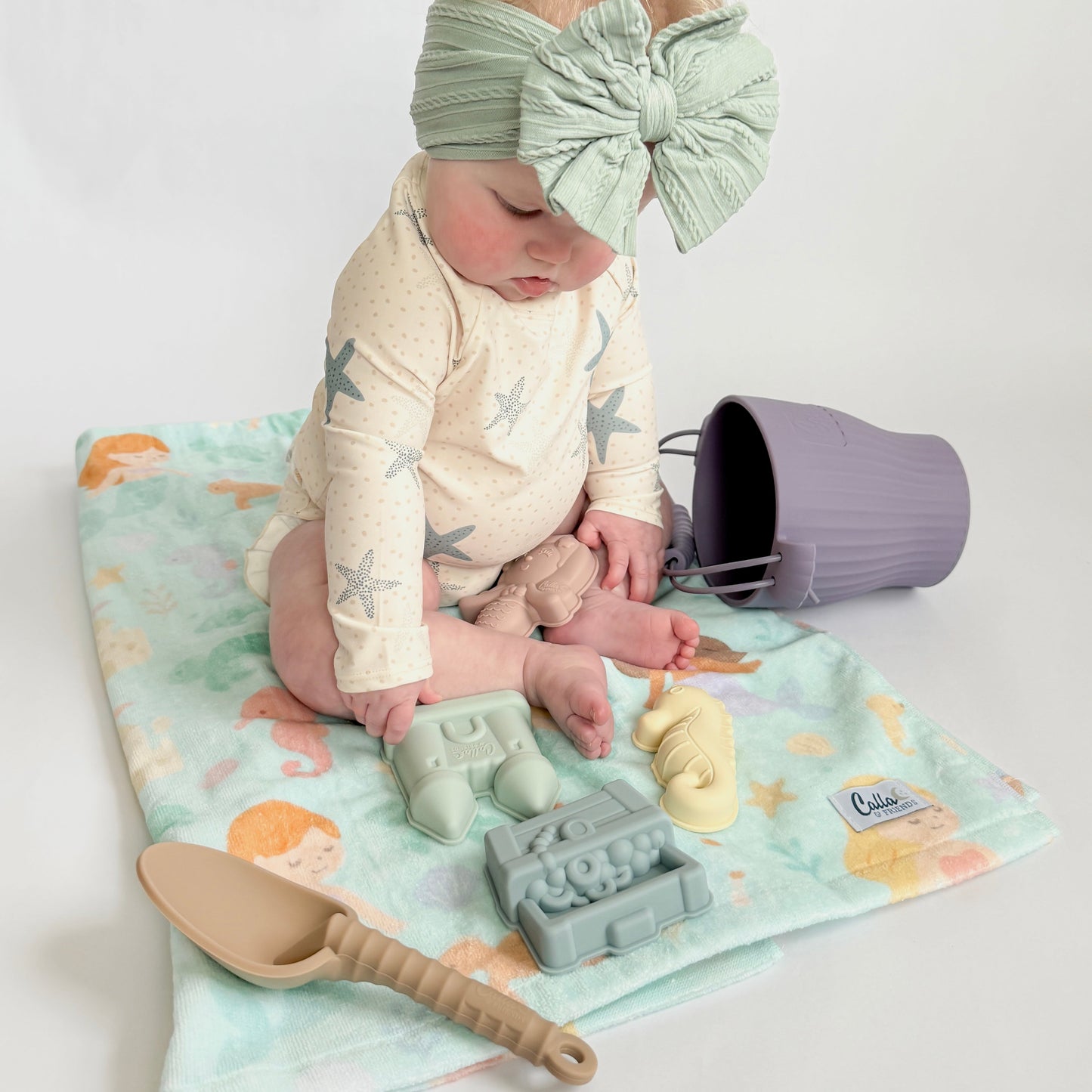Mermaid's Cove Silicone Beach Toy Set