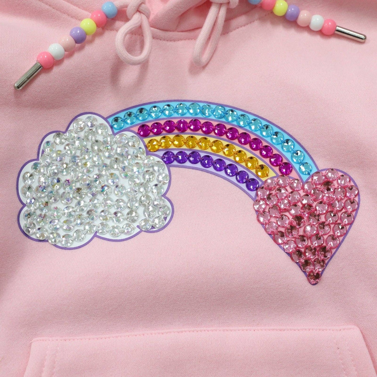 Rainbow Gem Sweatsuit W/ Beads