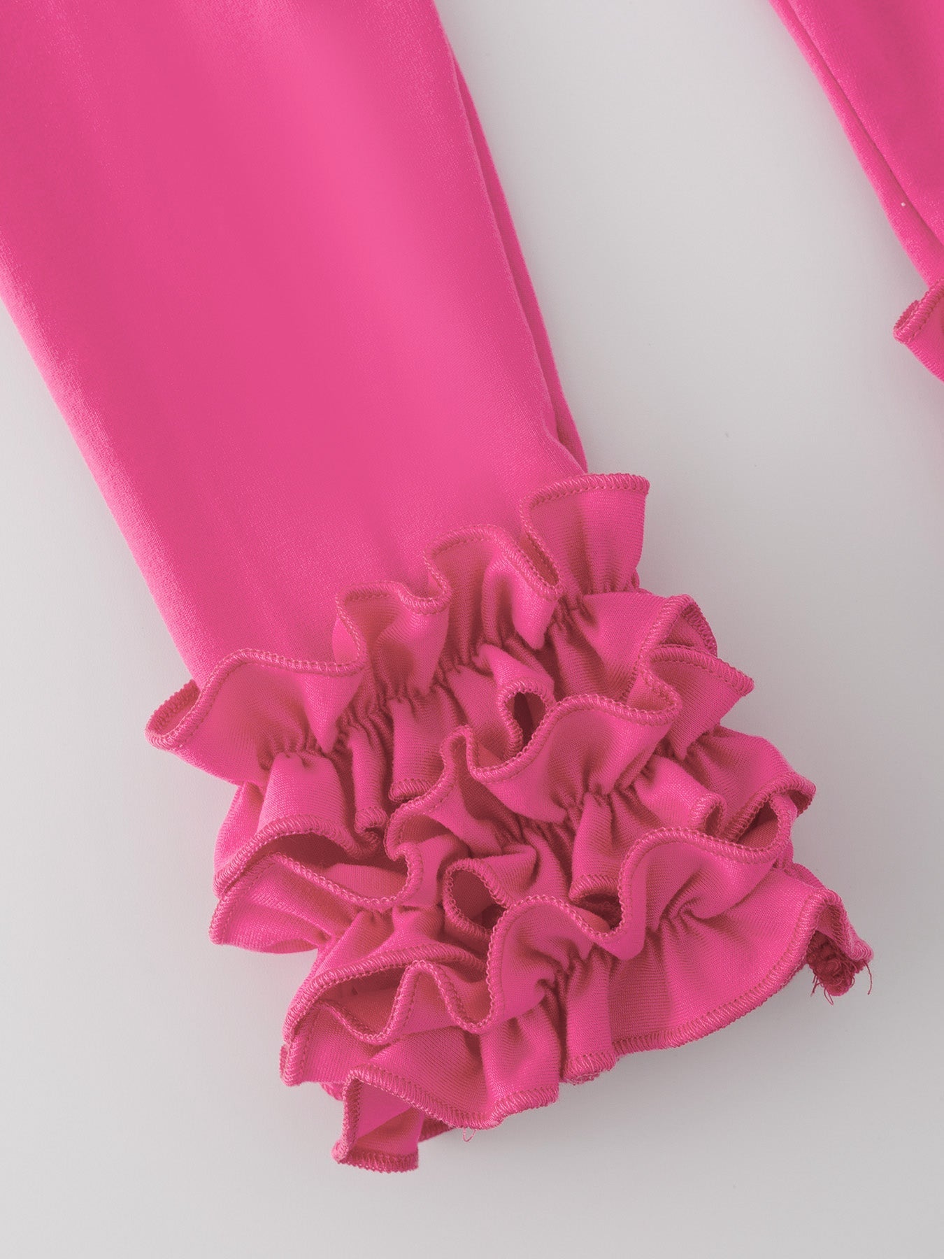 Milk Silk Ruffled Hot Pink Icing Legging