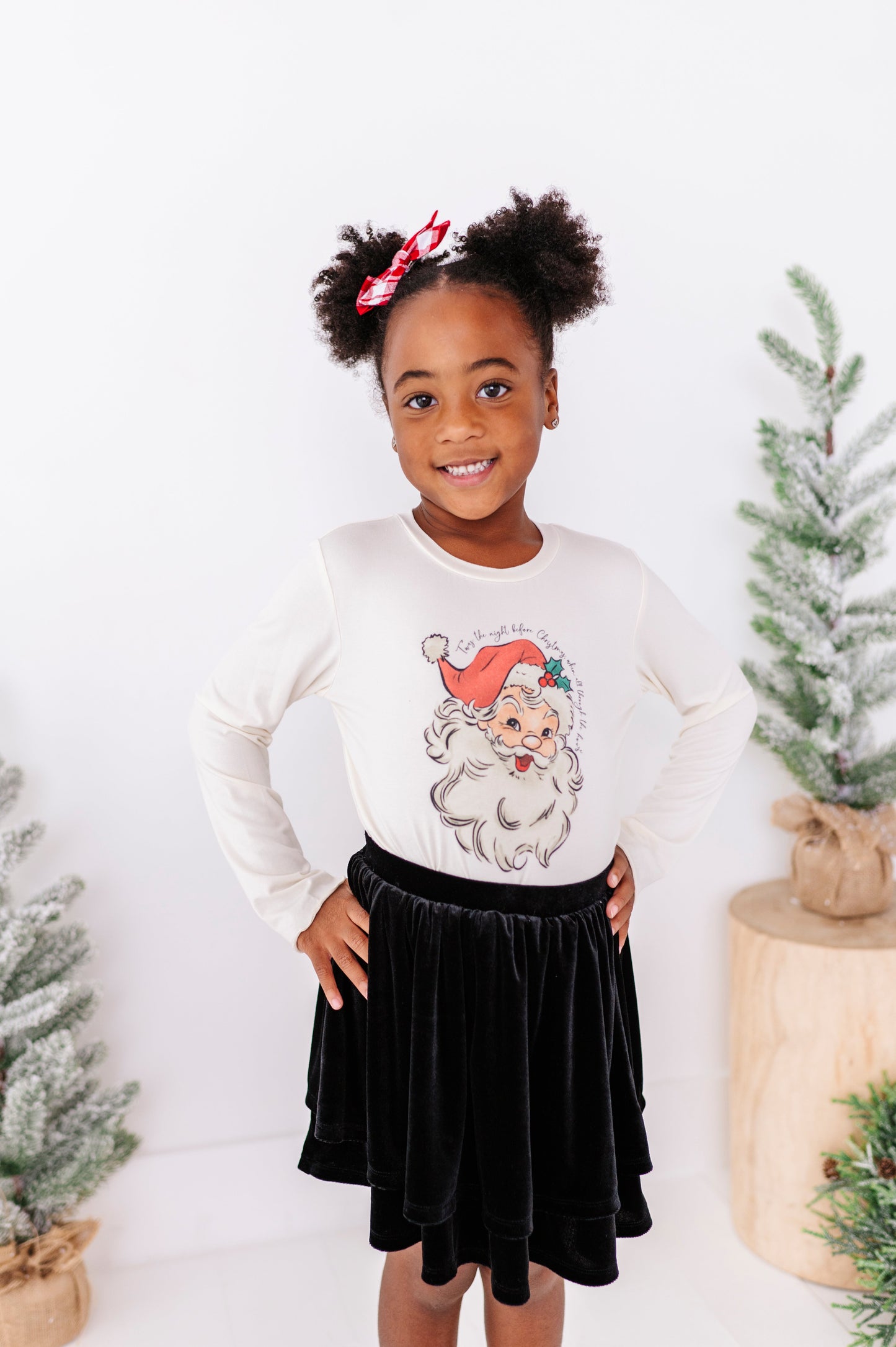 Jolly Santa | Bamboo Long Sleeve Shirt