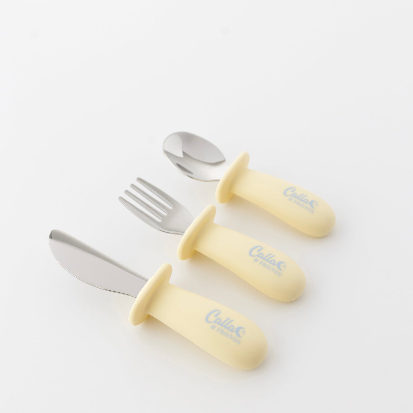 Silicone & Stainless Steel Toddler Utensil Set