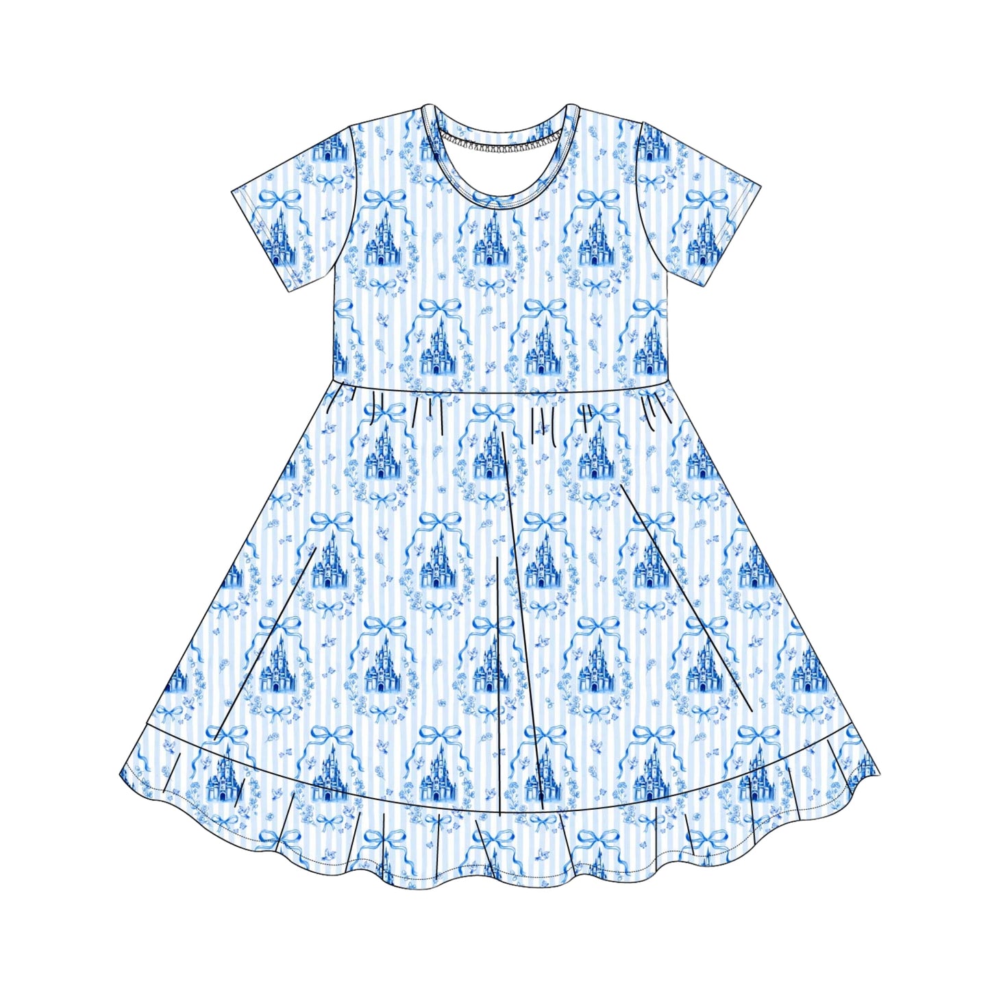 Ever After (ribbed) - Ruffle Dress