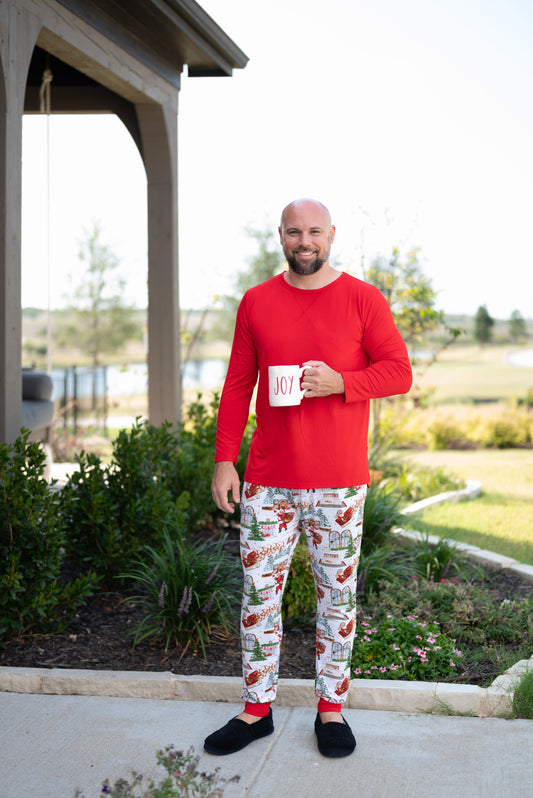 Night Before Christmas Adult Joggers