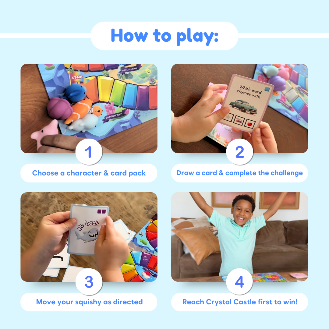 Squishyland Reading Board Game