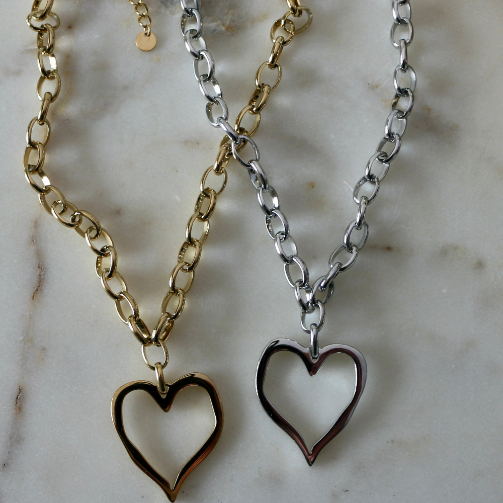 Open Heart Necklace
