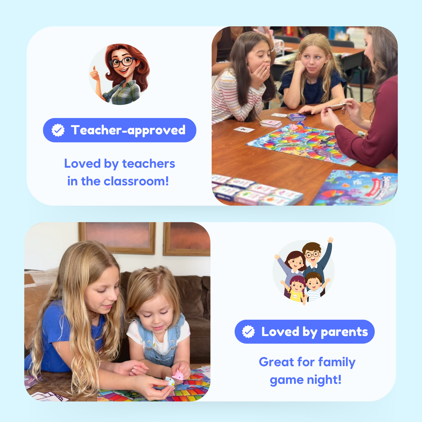 Squishyland Reading Board Game