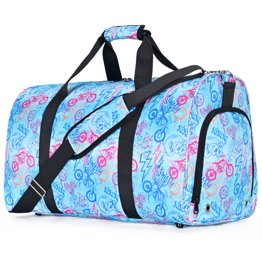 Cotton Candy Moto Duffel Bag