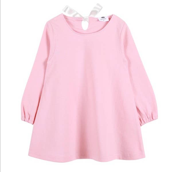 Pink Dress With Ivory Ribbon