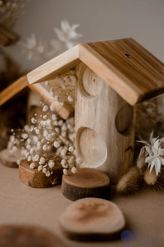 Tree Log Houses Set of 4