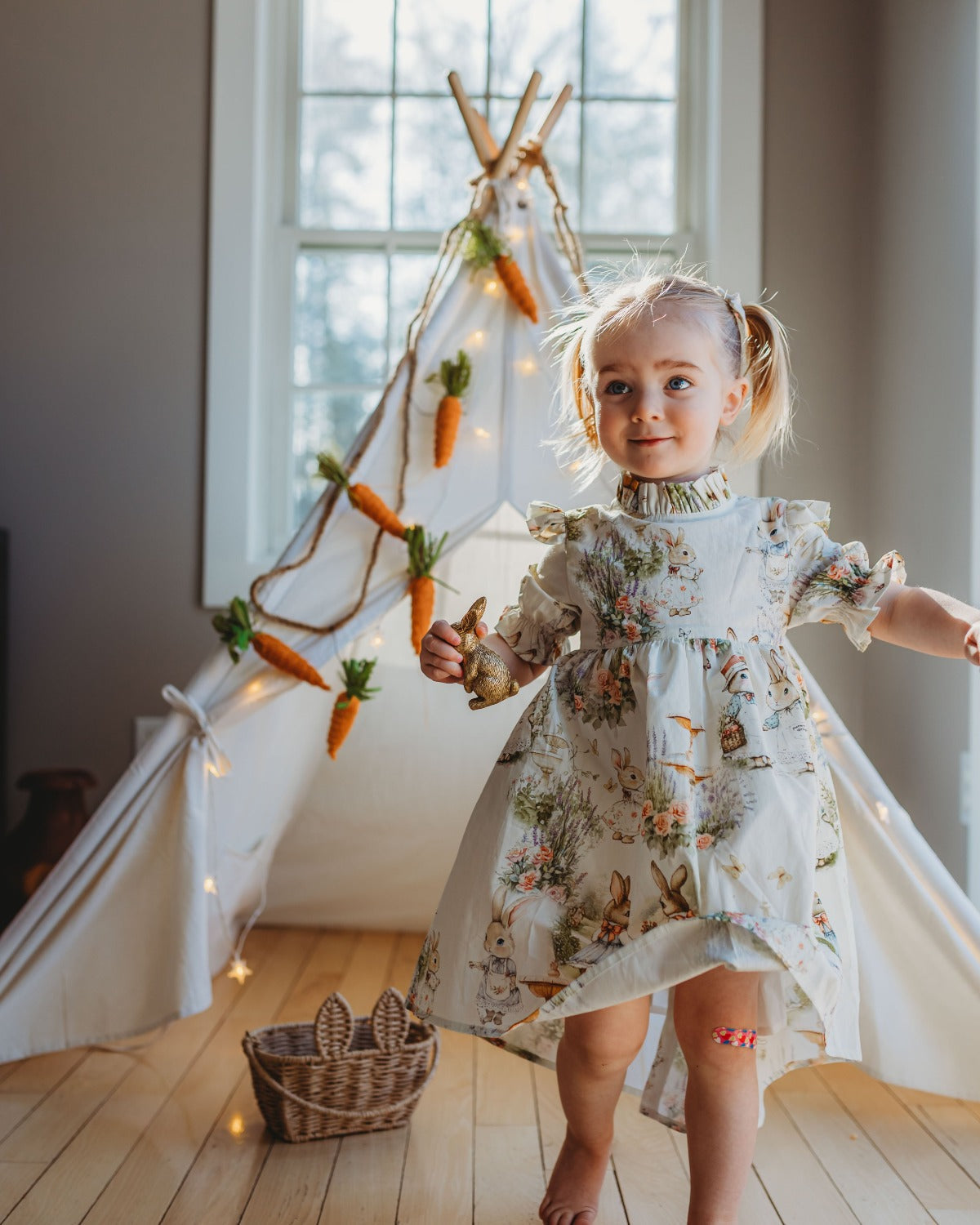 Aoki Dress-Bramble Rabbit Short Sleeve