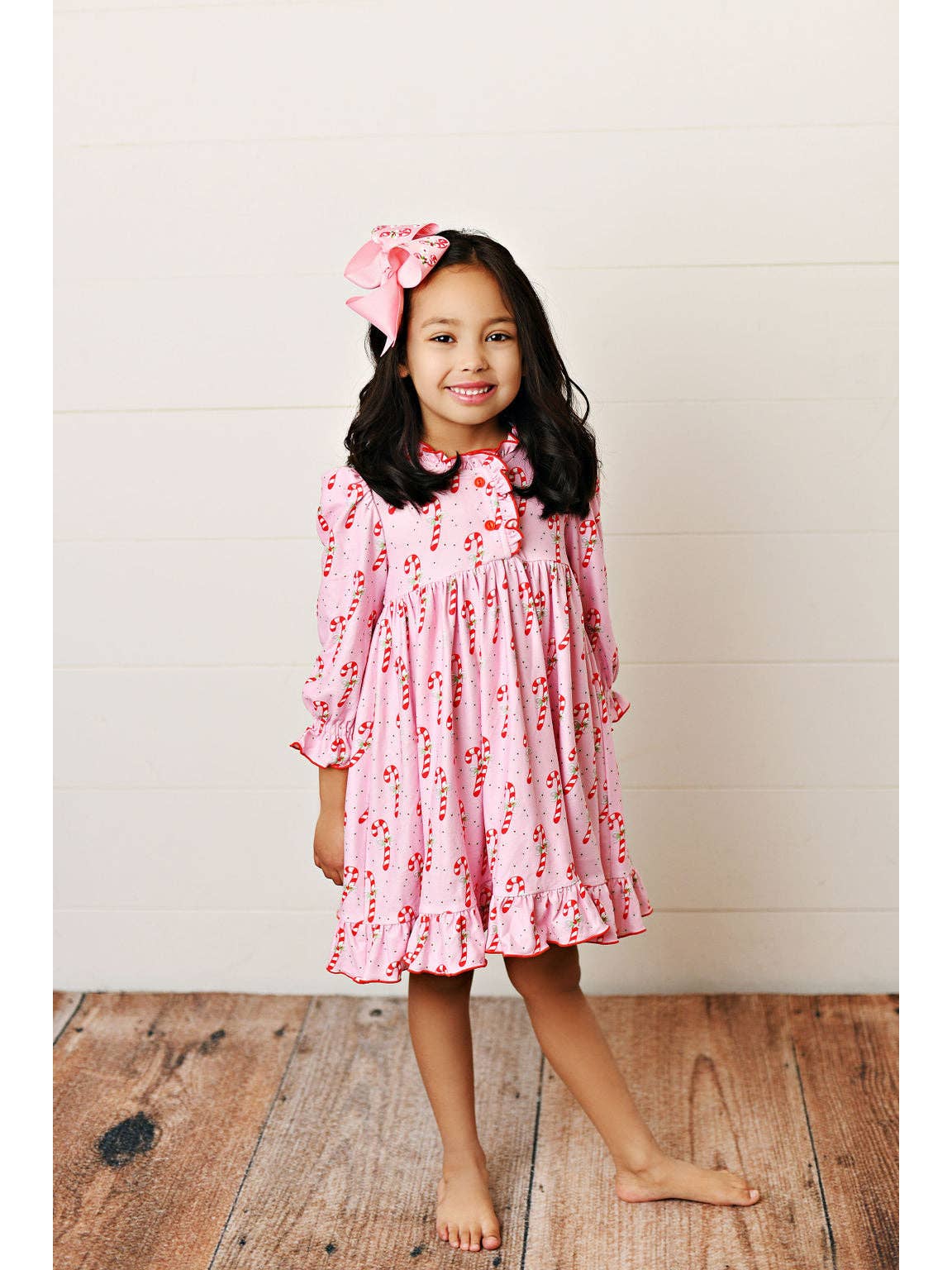 Candy Cane Butterknit Play Dress