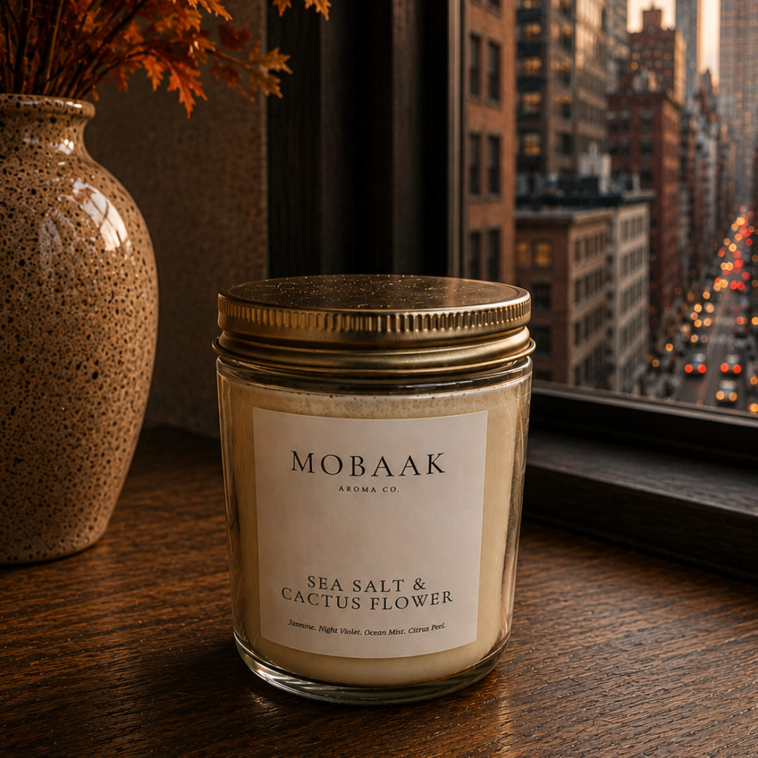 Sea Salt & Cactus Flower Candle