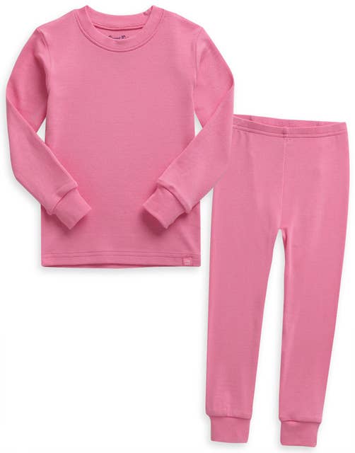 Modal Pink Long Sleeve PJs