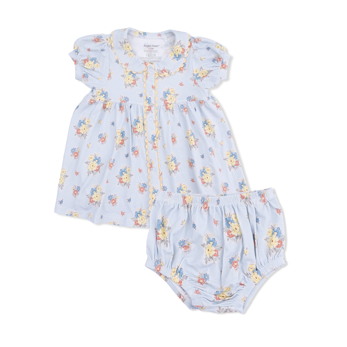 Country Stitch Floral - Betty Dress Puff Sleeve with Bloomer