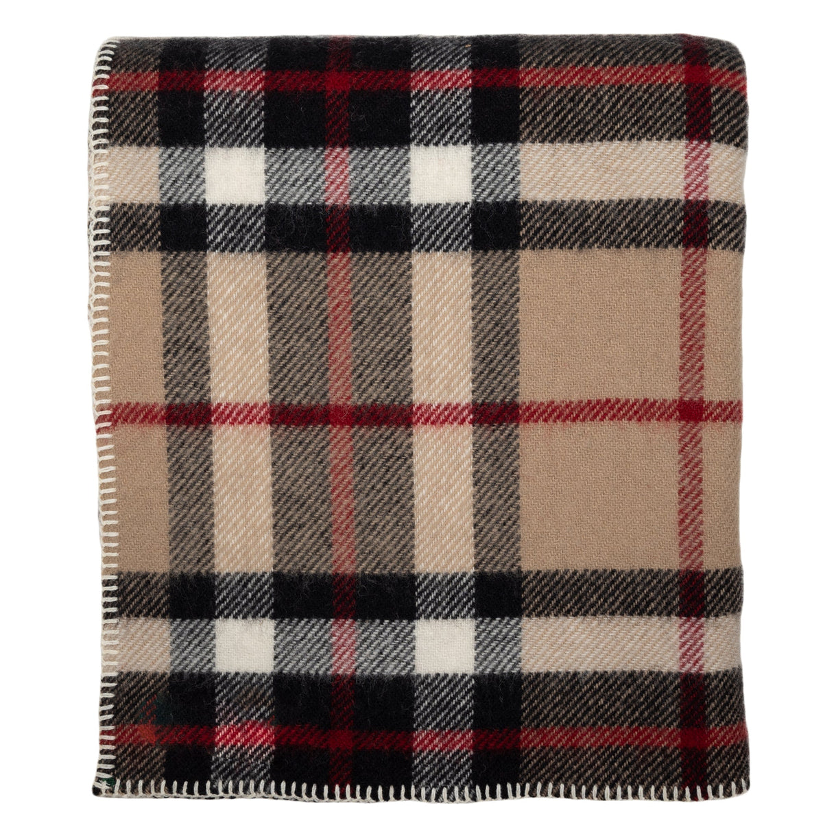 Highland Tweeds Big Throw - Camel Thompson