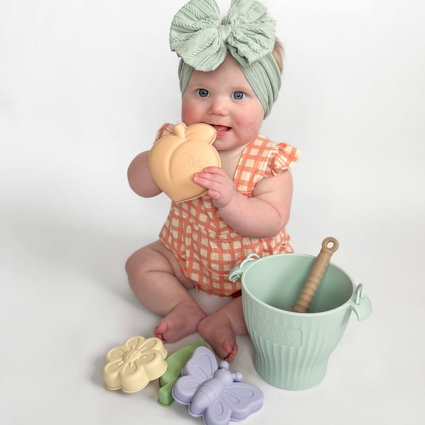 Peach Blossom Silicone Beach Toy Set